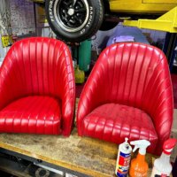 Love Red interior’s. Before & After